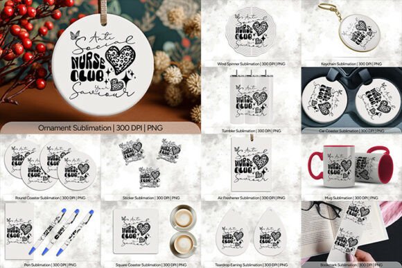 Anti Social Nurse Club Sublimation PNG: A Complete Design Kit for Educators and Creators