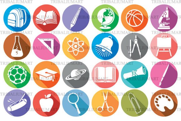 Enhancing Visual Communication with the School Icons Set - Education