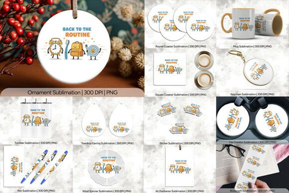 Evaluating the Back to the Routine Sublimation Bundle: A Comprehensive Breakdown of Included Assets and Use Cases