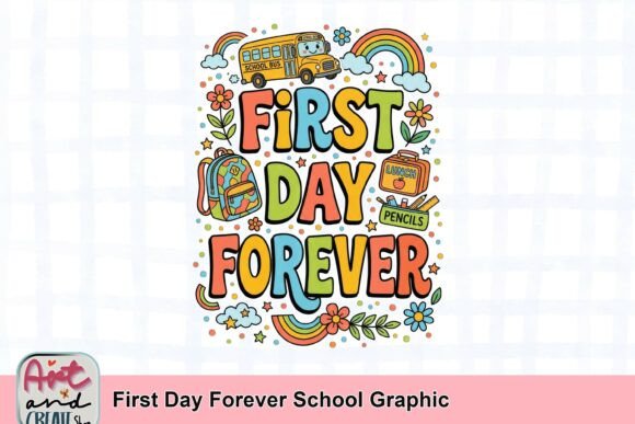 First Day Forever School Graphic