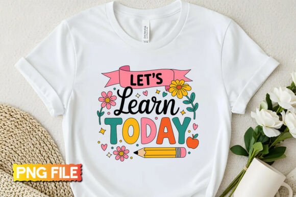 Let’s Learn Today PNG Design: A Creative Asset for Educators