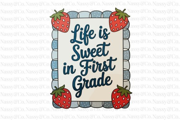 Life is Sweet in First Grade School PNG