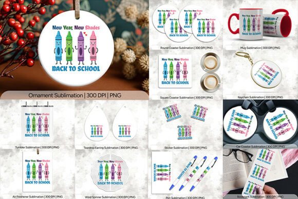 New Year New Shades School Sub Bundle
