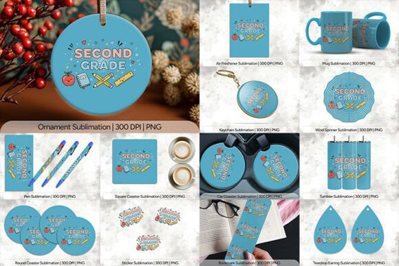 Second Grade School Kids Sublimation PNG: A Complete Asset Breakdown for Creators
