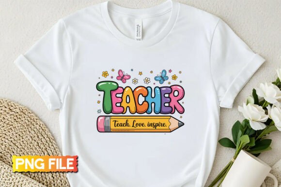 Teacher Floral Garden Pencil Design PNG: A Strategic Asset for Modern Educators and Digital Creators